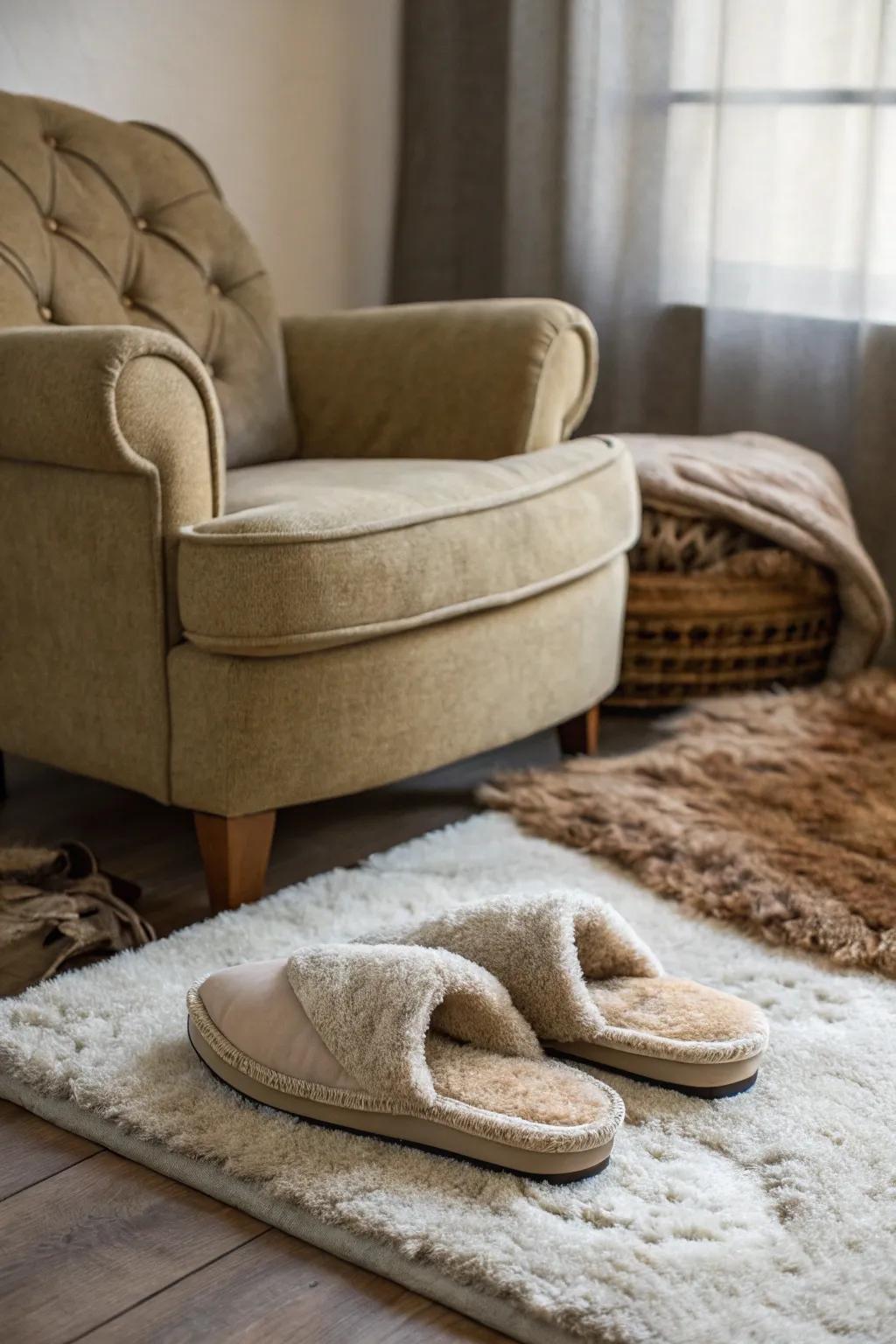 Comfortable footwear pieces offer warmth and comfort and are the best gift for relaxation.