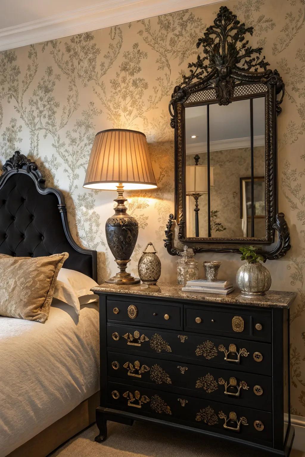 Vintage finds add character and history to the space.