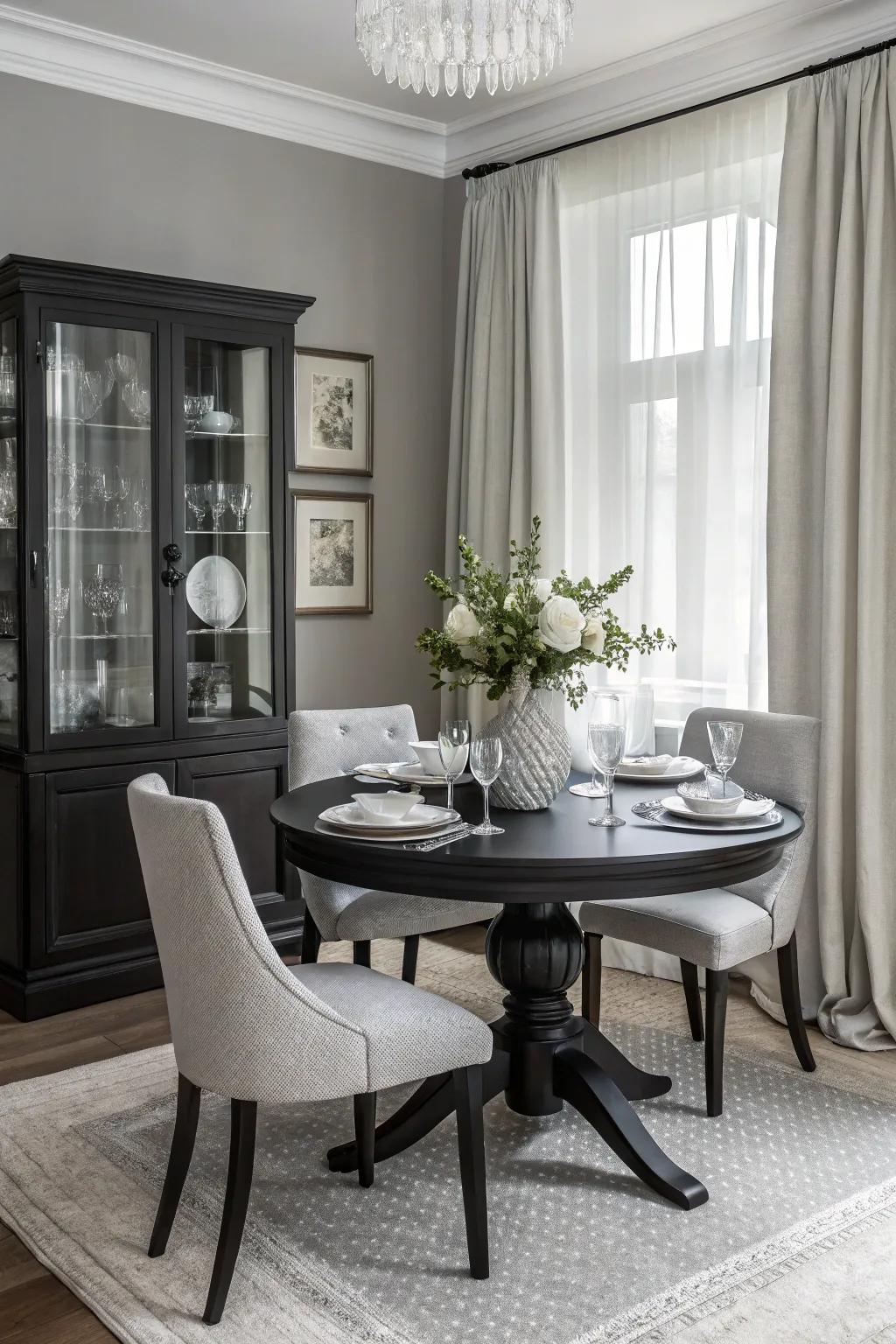 One-color design offers sleek sophistication.