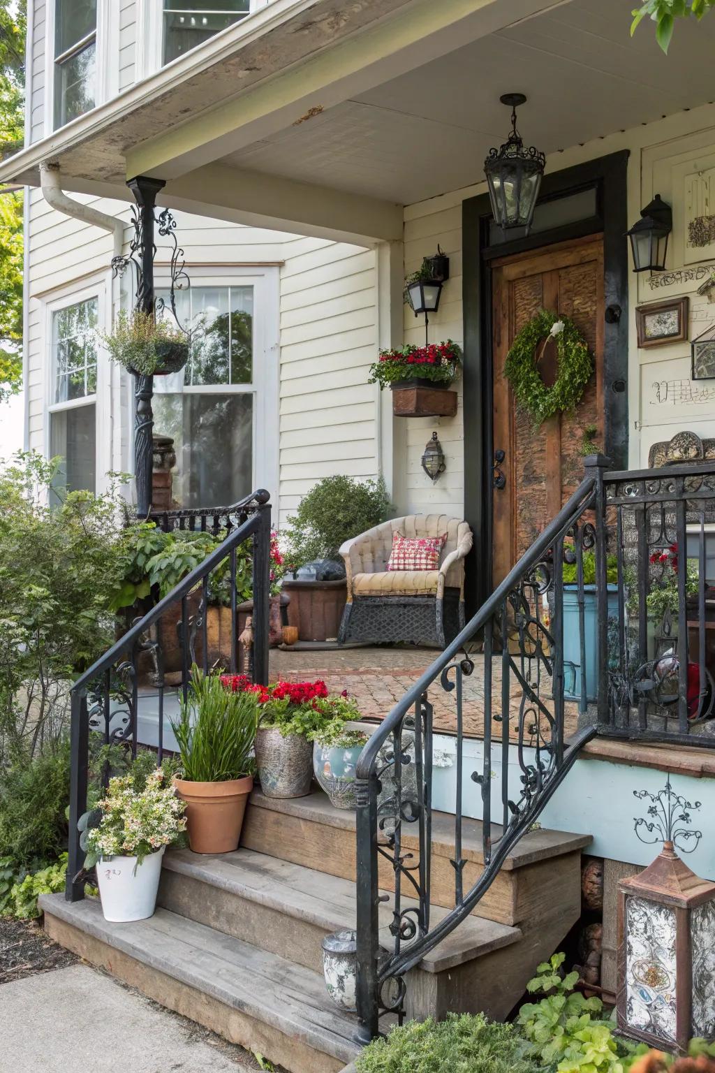 Mix and match styles for a truly unique porch railing design.