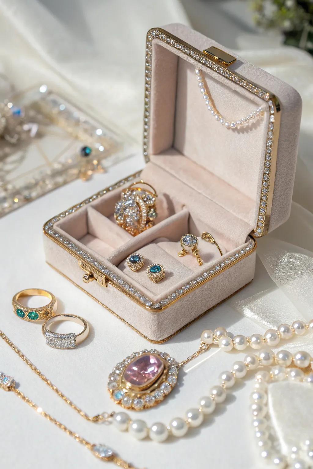Jewelry boxes turn into treasures.