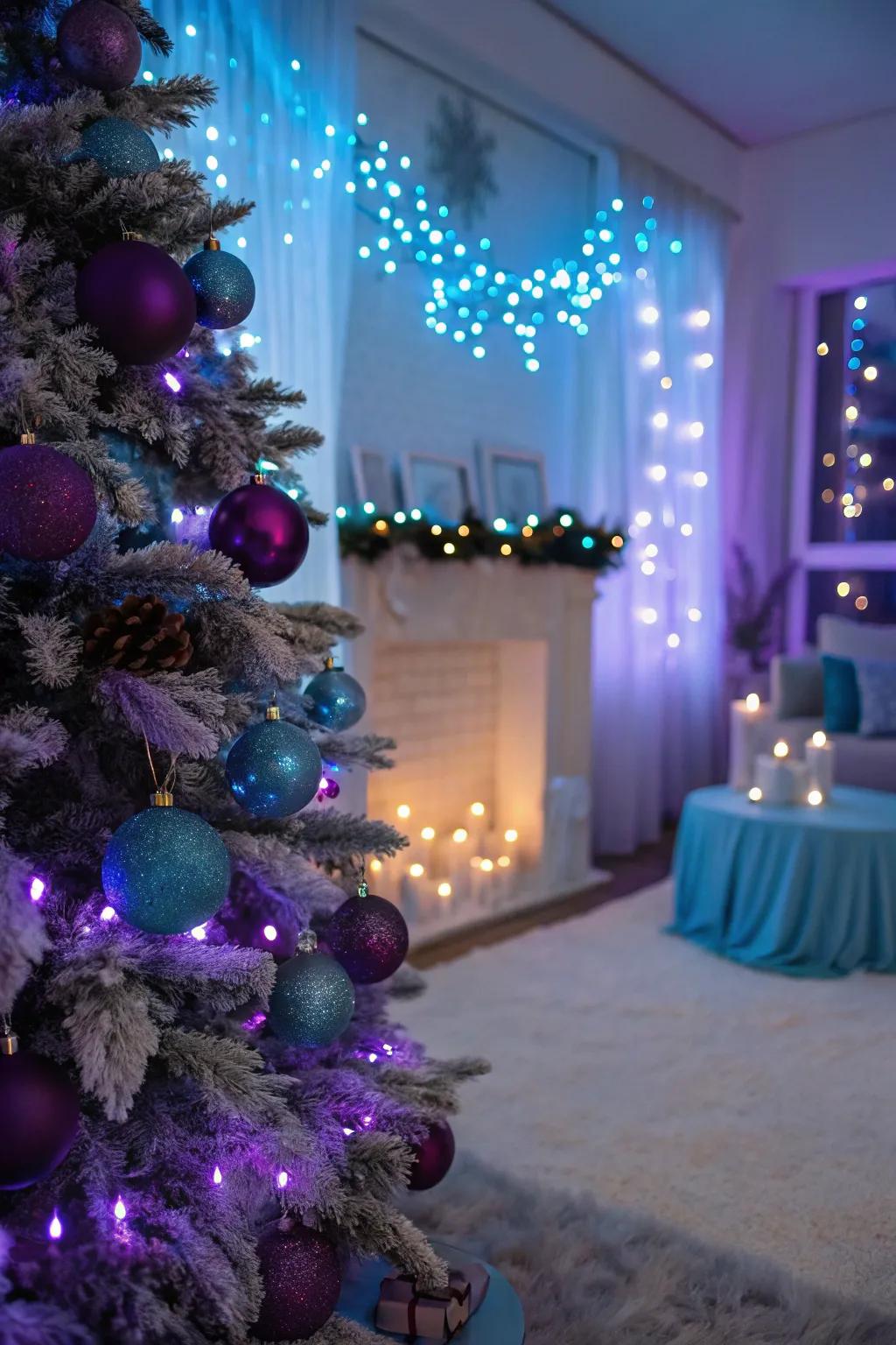 Unexpected color palettes create a unique and stylish ambiance.