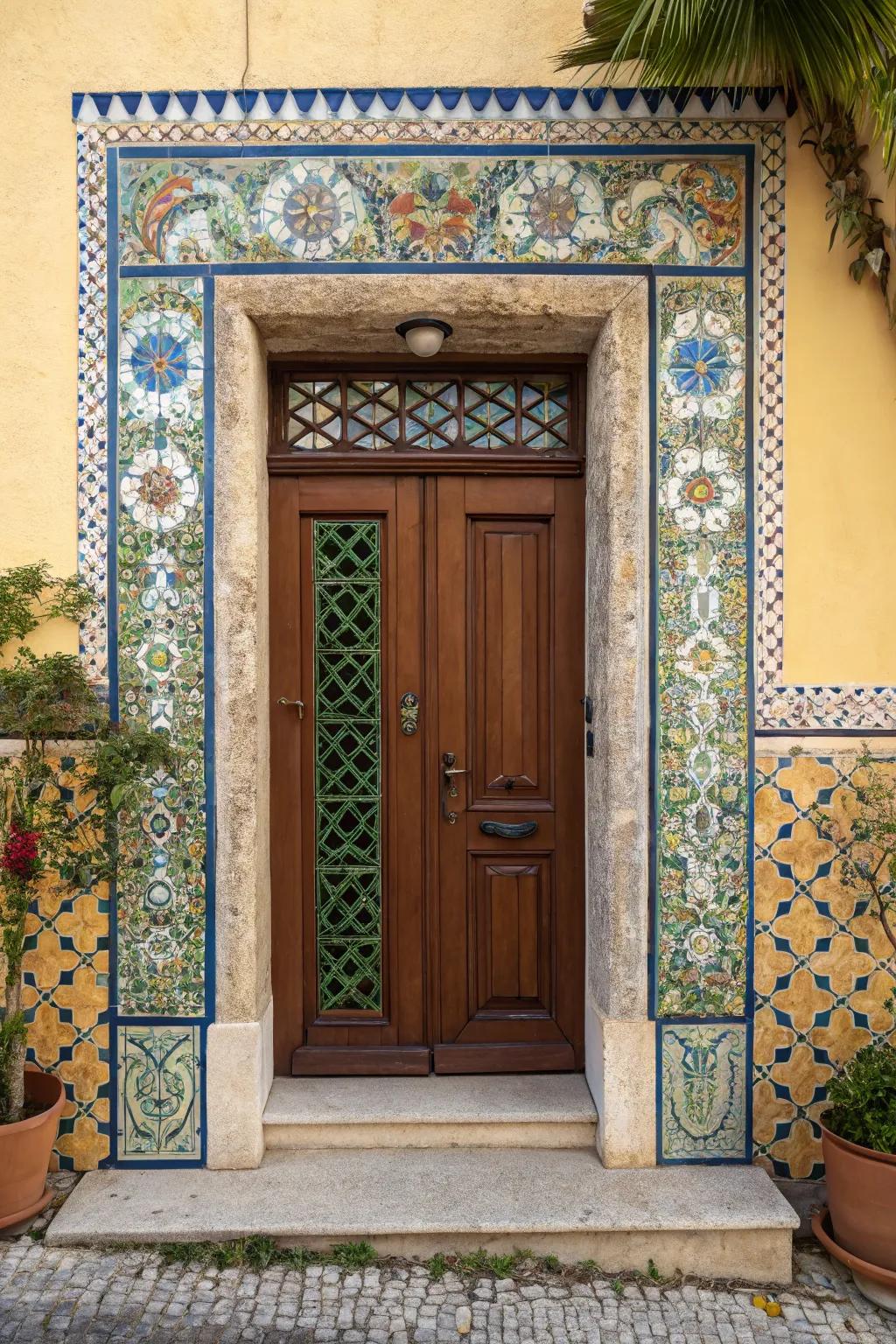 Add Mediterranean flair with mosaic tile accents.