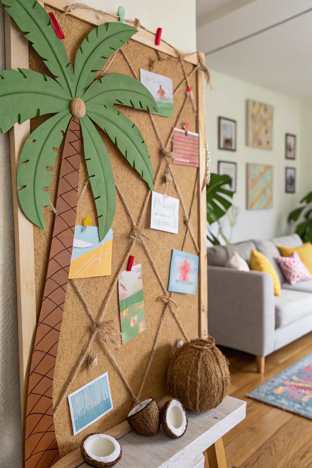Escape to paradise through a tropical-themed arrangement.