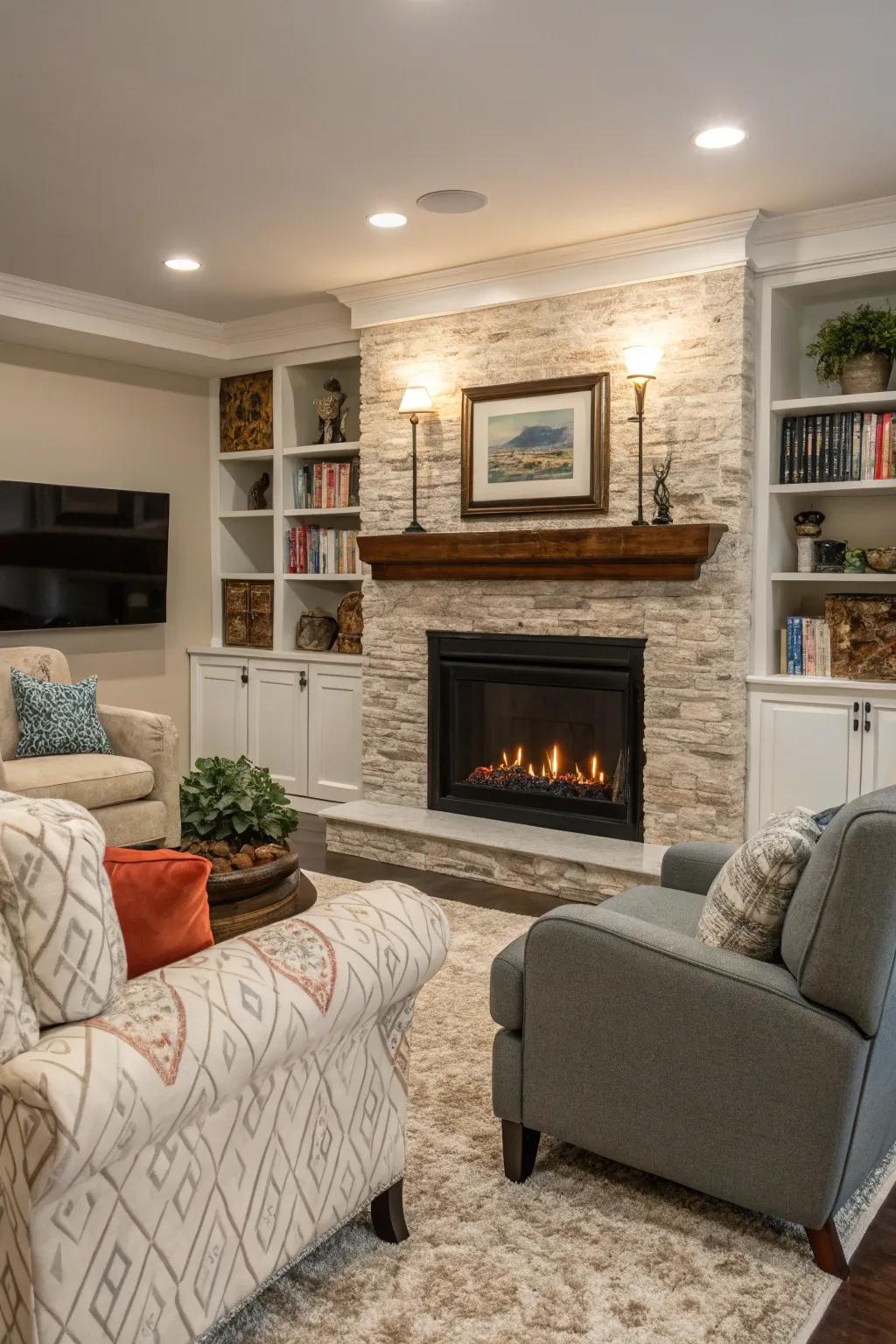 A family suited zone featuring a secure modern heater design.