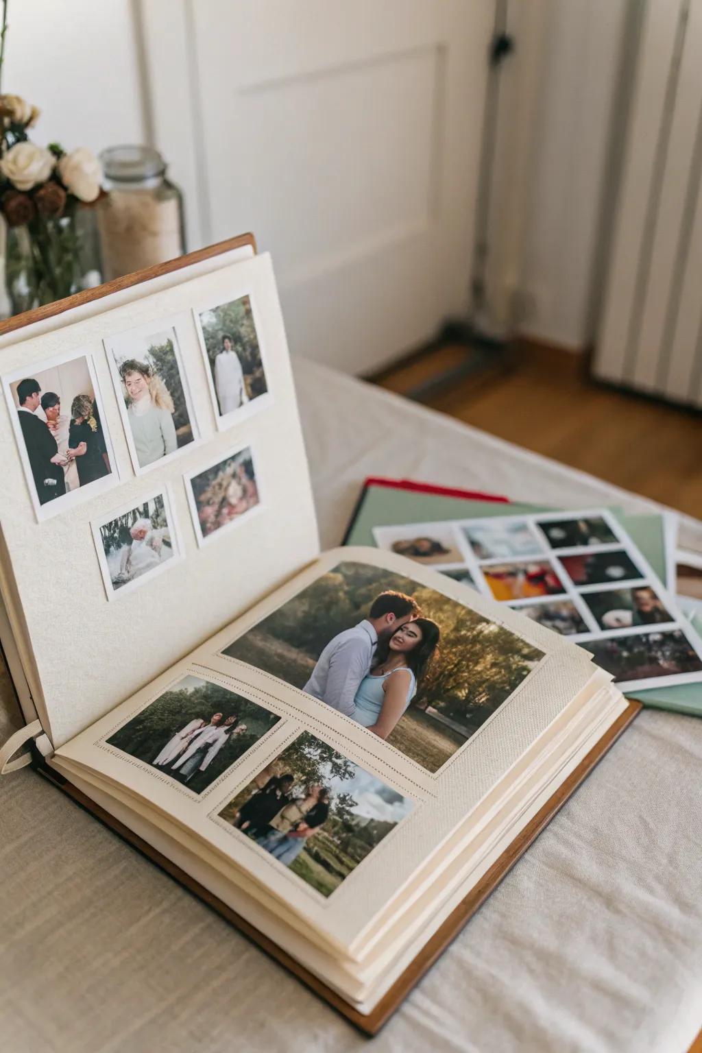 Mixed media formats create a visually interesting engagement chronicle.