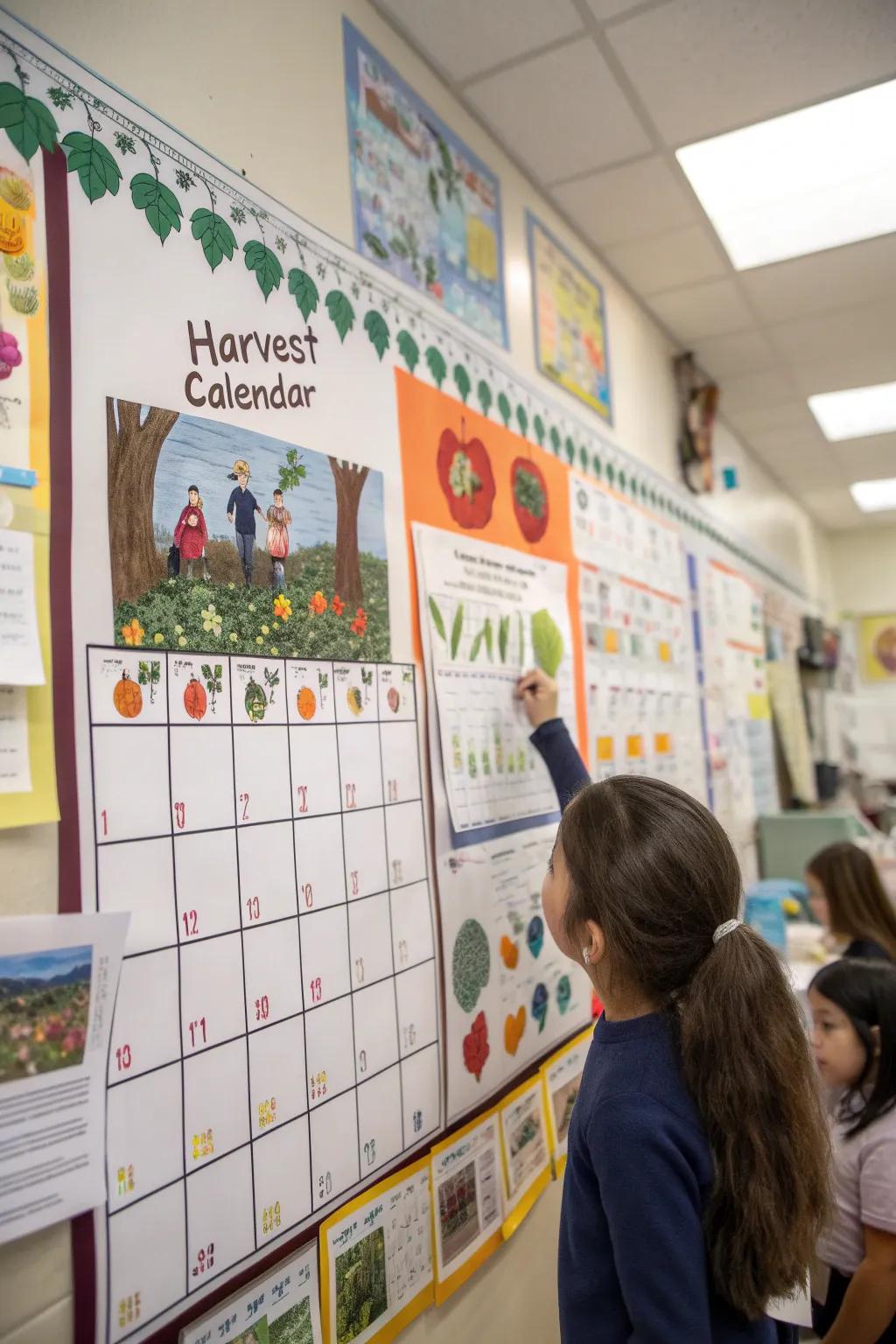 An interactive calendar that celebrates fall learning.