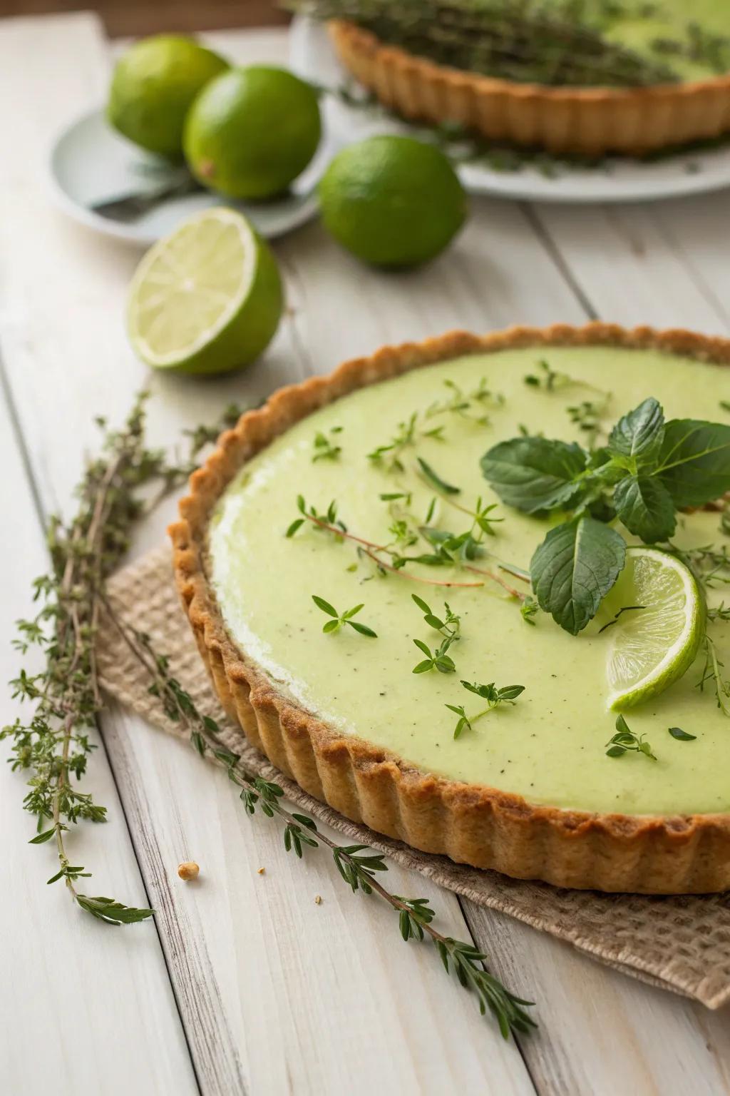 Fresh herbs injecting a sophisticated and unforeseen flair.