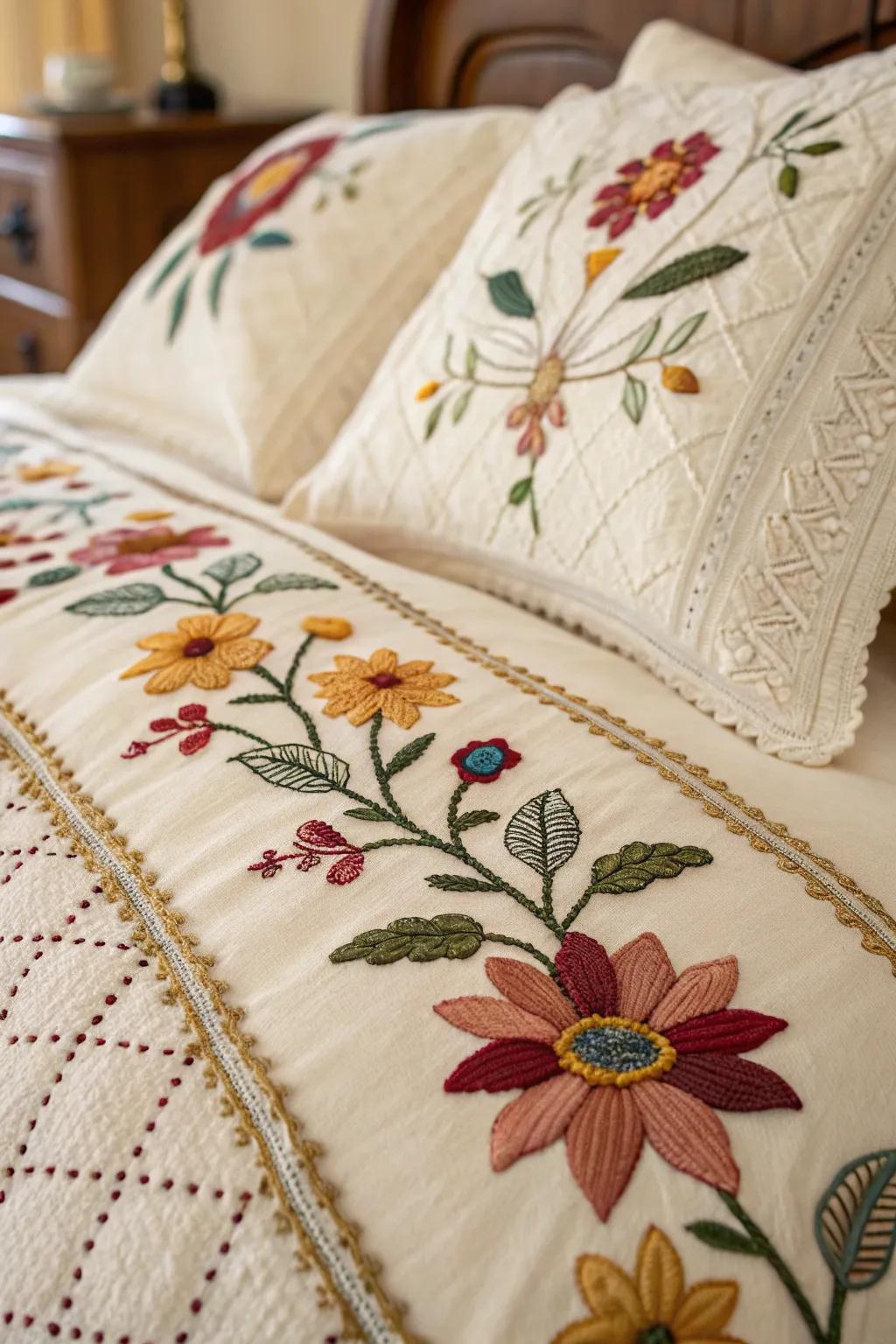 Handmade details give a personal touch.