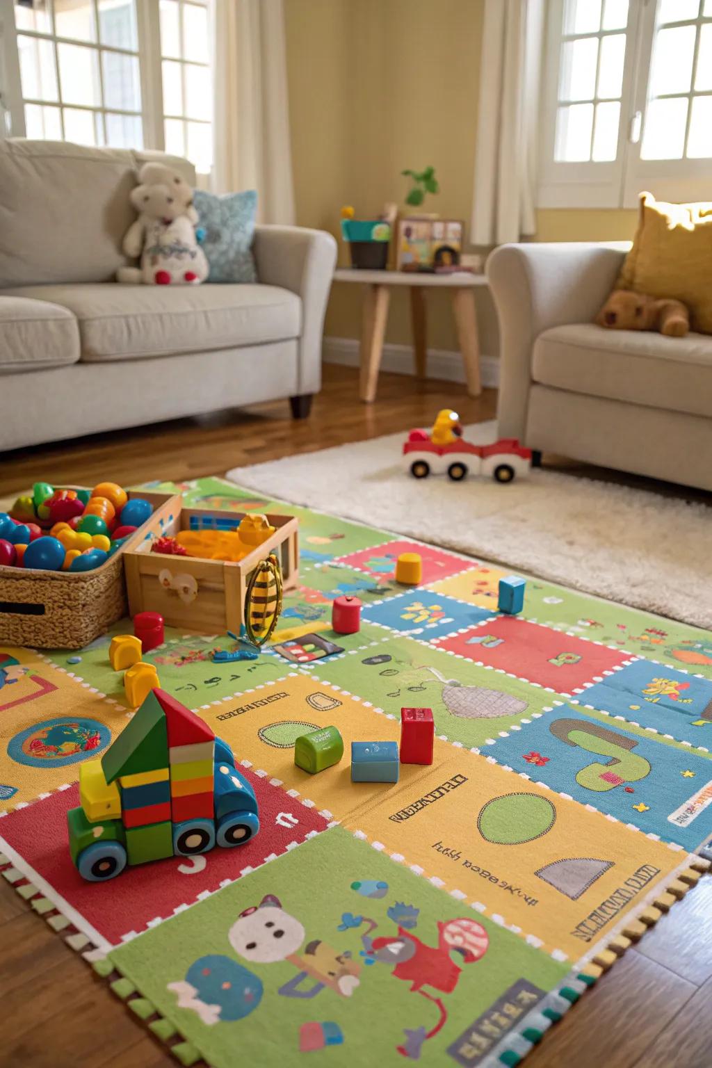A vibrant play mat that’s as gentle on the earth as it is on small knees.
