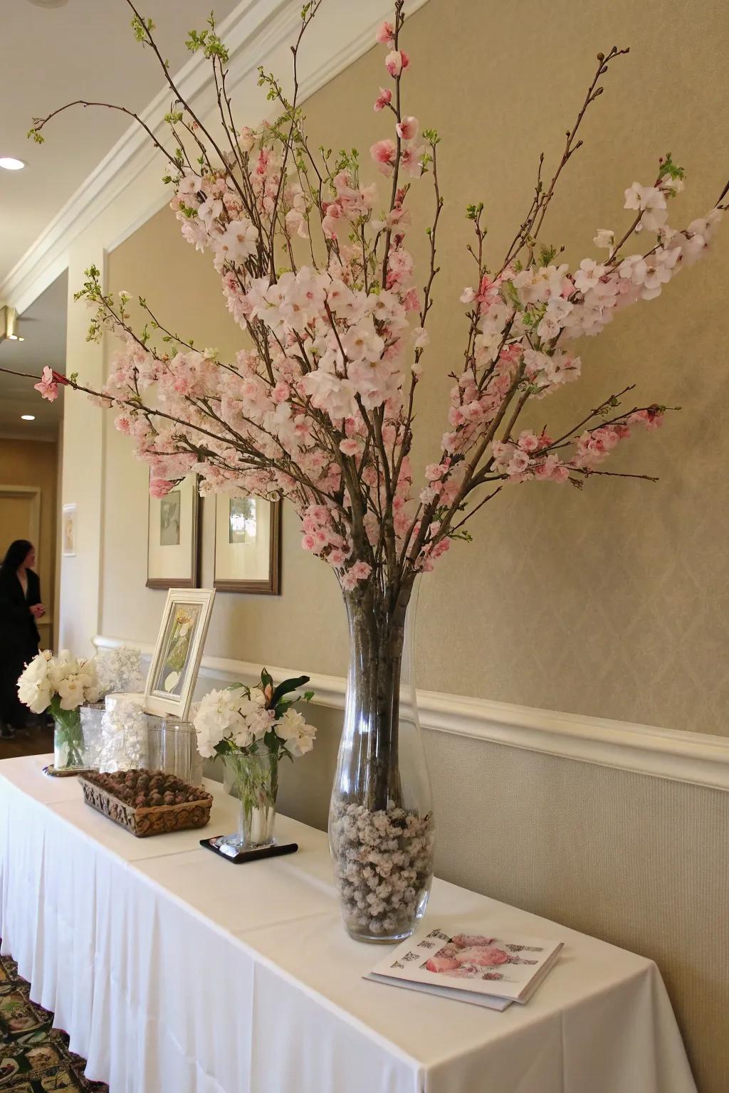 A stunning recurring segment display showcasing cherry blossoms.