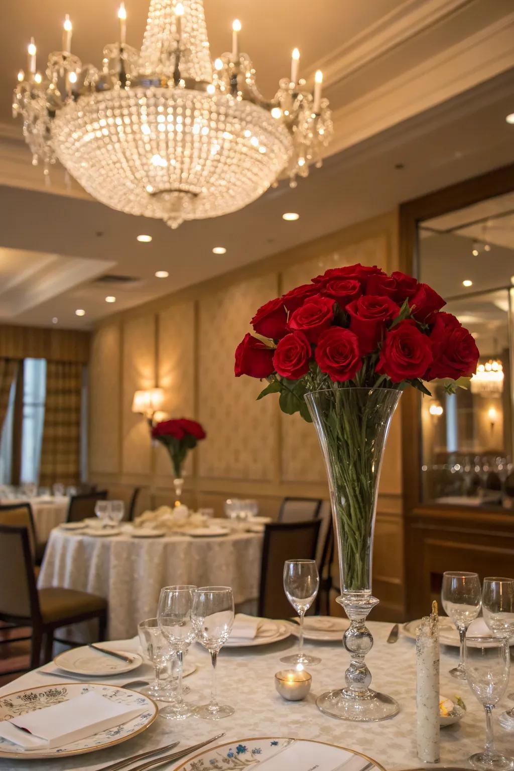 Crystalline displays offer ageless and classic elegance.