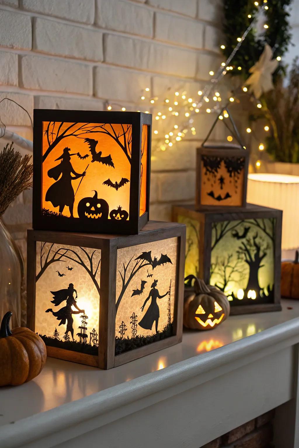 Shadow enclosures create enchanting miniature scenes