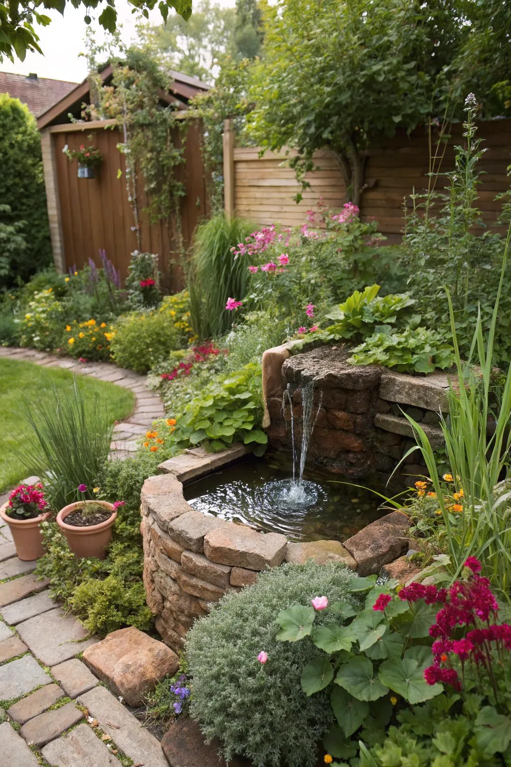 Water traits give a soothing aspect to garden settings.
