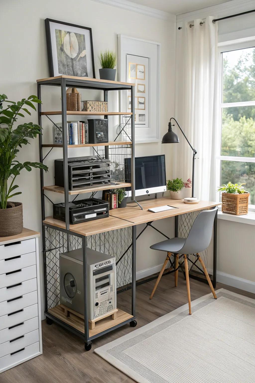 An adaptable workstation adds versatility to your setup.