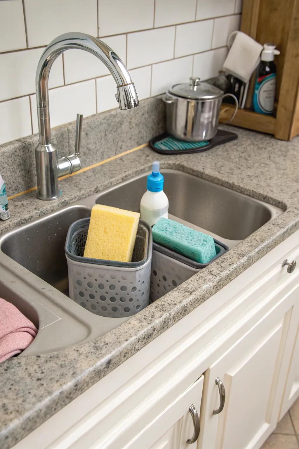 Make the most of your space with a corner rack.