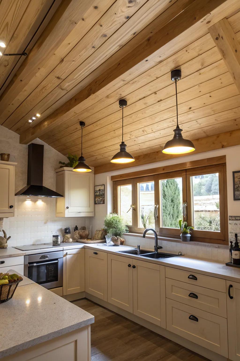 Integrated lighting provides seamless illumination.