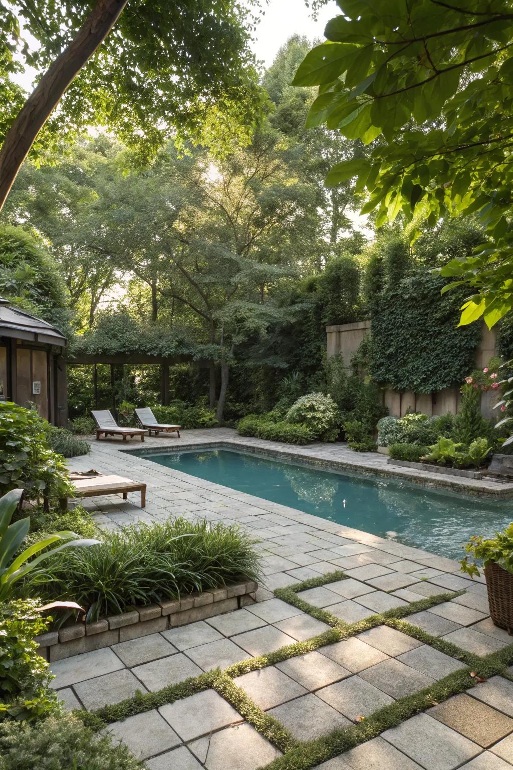 Hidden corners make for privacy and discovery.