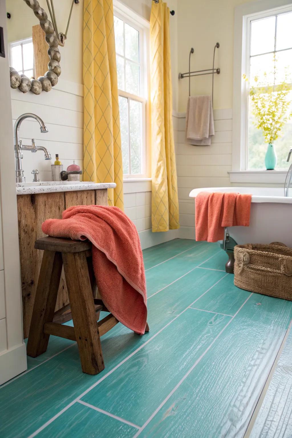 Combine country and contemporary styles to create a welcoming, warm restroom that feels like home. 🏡 #FarmhouseStyle #ModernTwist