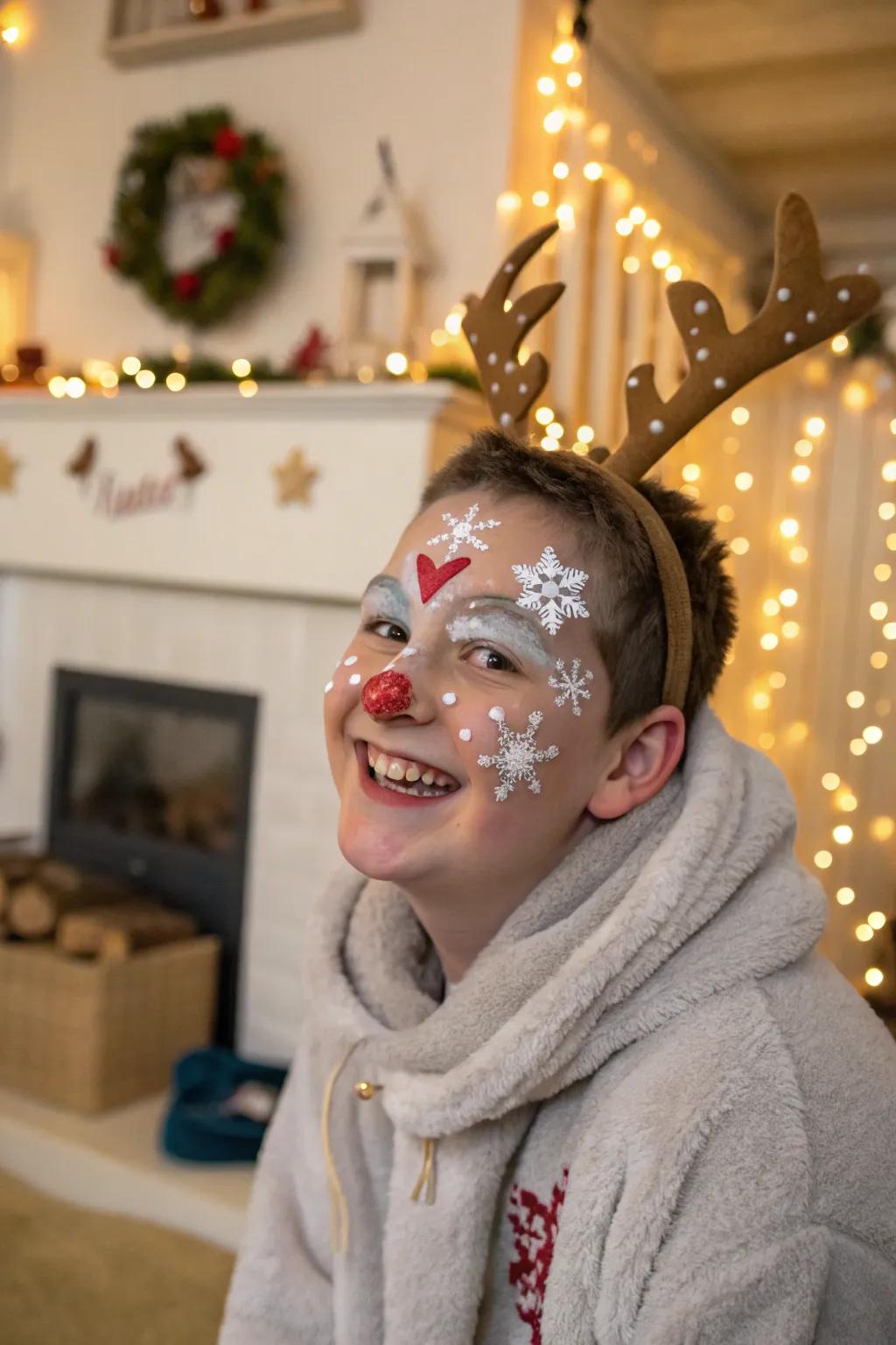 Sparkly glacial shards construct a bewitching wintry wonderland result.