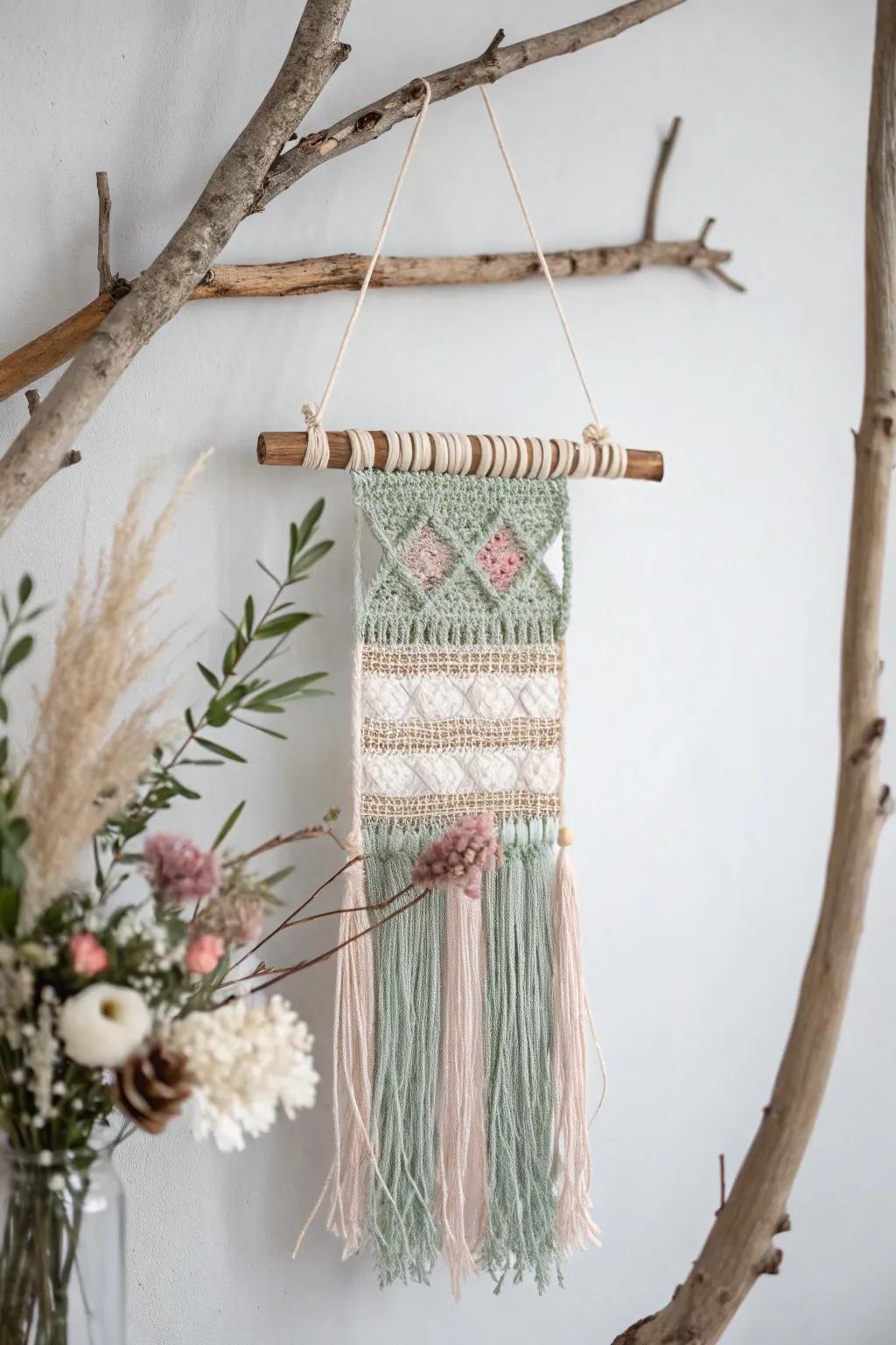 Embrace the beauty of nature with branch art - a mix that&rsquo;s just right of ease and charm.