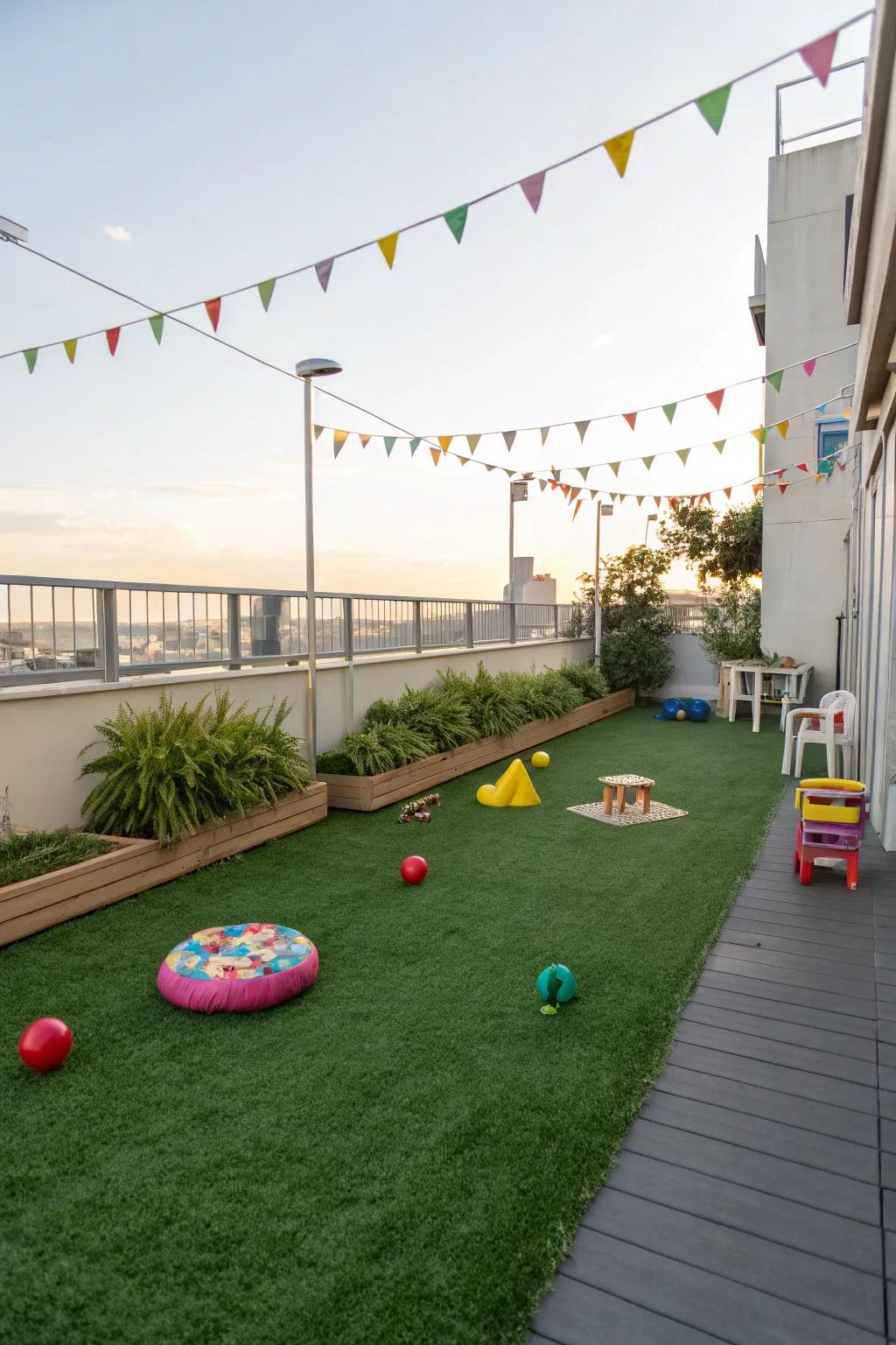 Design a lush look with easy-care artificial grass.