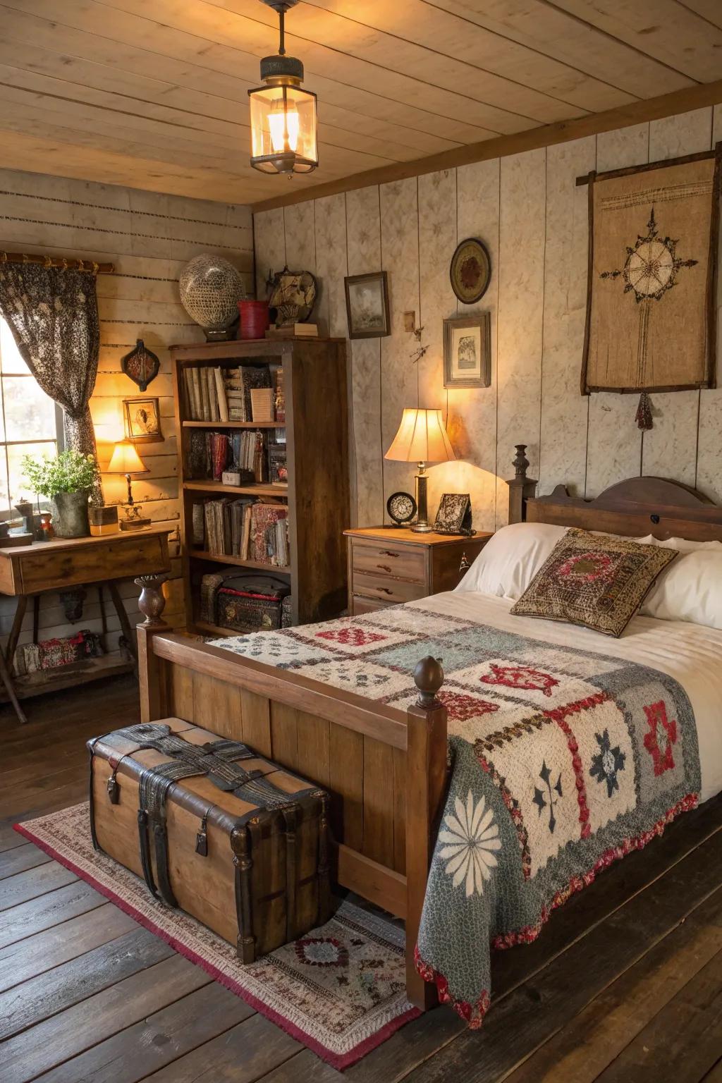 Vintage discoveries append history and allure.