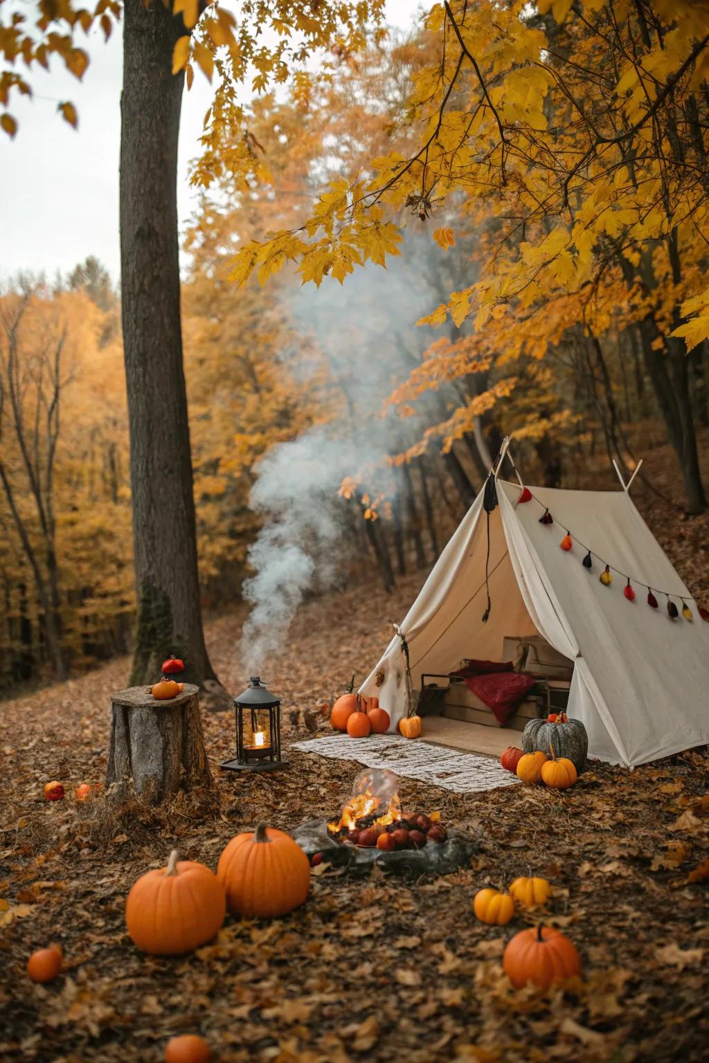 Seasonal decor brings a festive touch to your campsite.