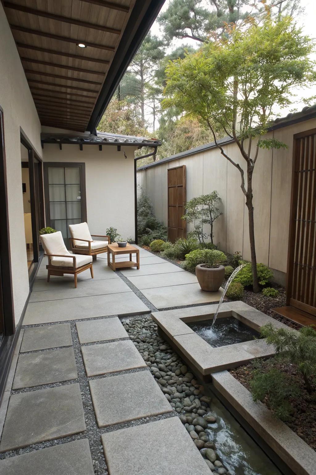 A minimalist Zen retreat promises ultimate relaxation.