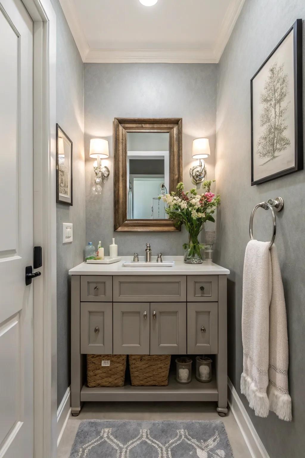 Mellow slate proffers ageless grace.