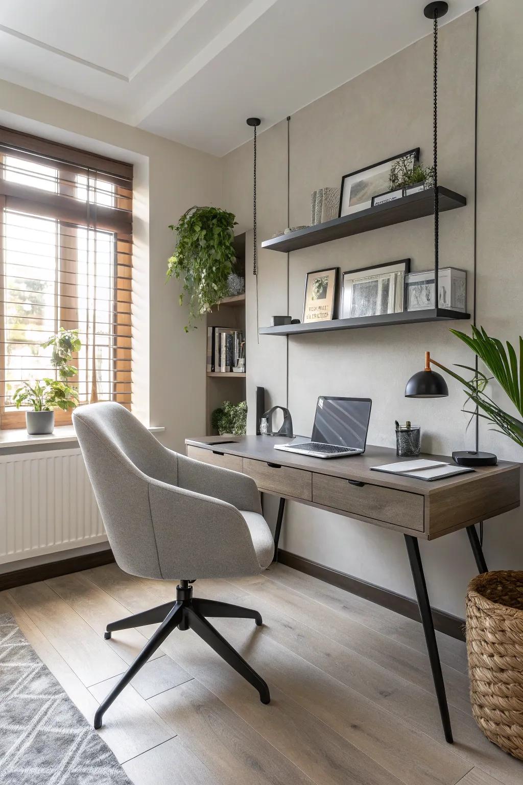 A professional setup conveys expertise and focus.