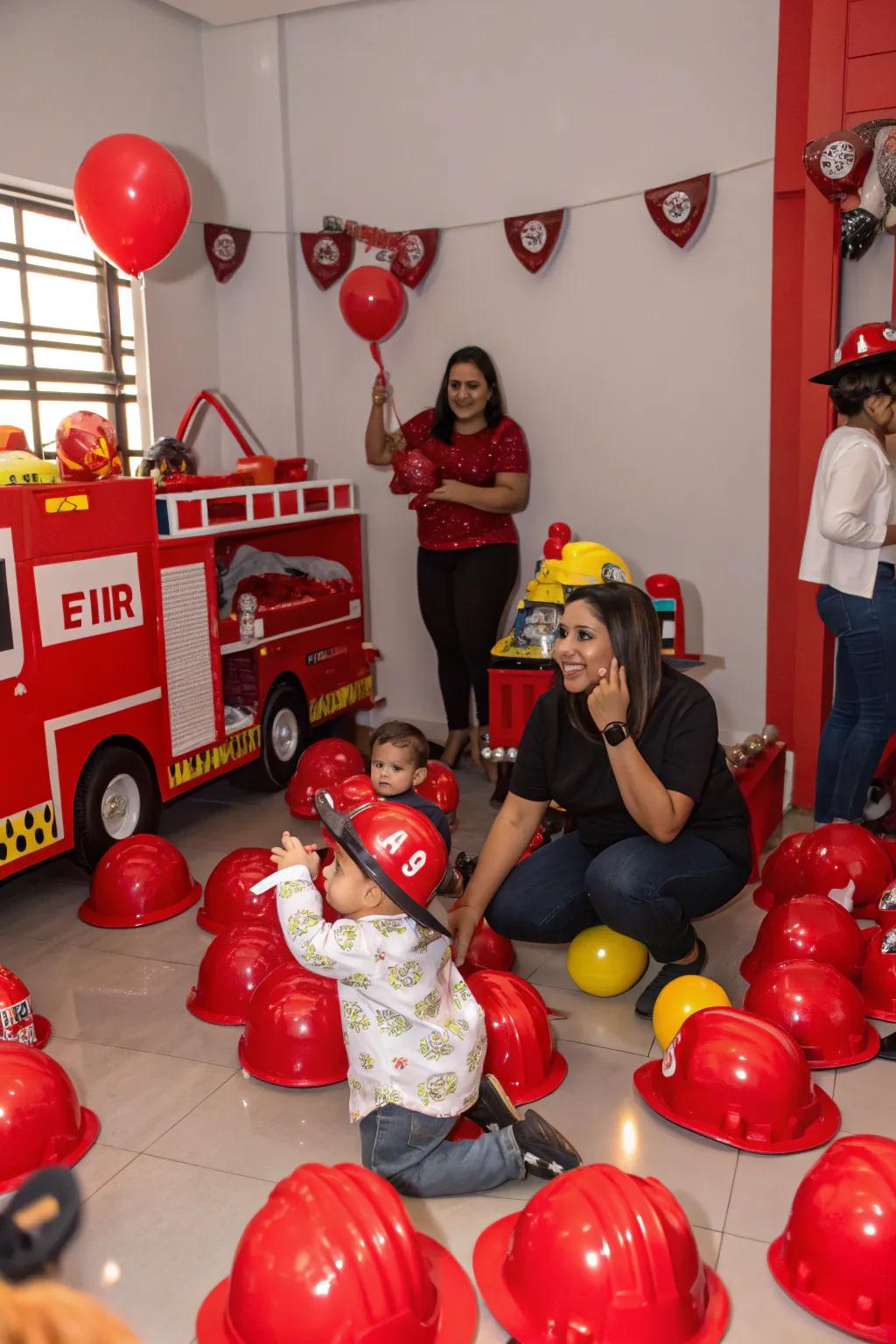 Firefighter-themed bash with thrilling rescue activities.