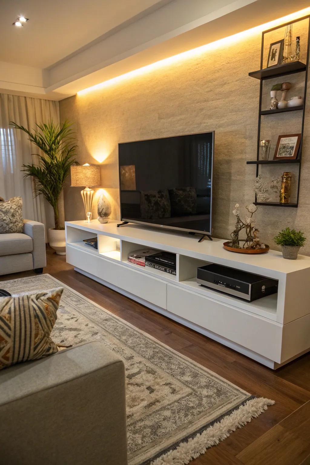 Custom builds provide functionality and style for your TV area.