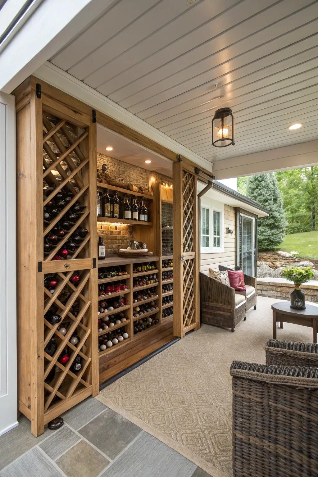 Store and savor in your vinotheque.