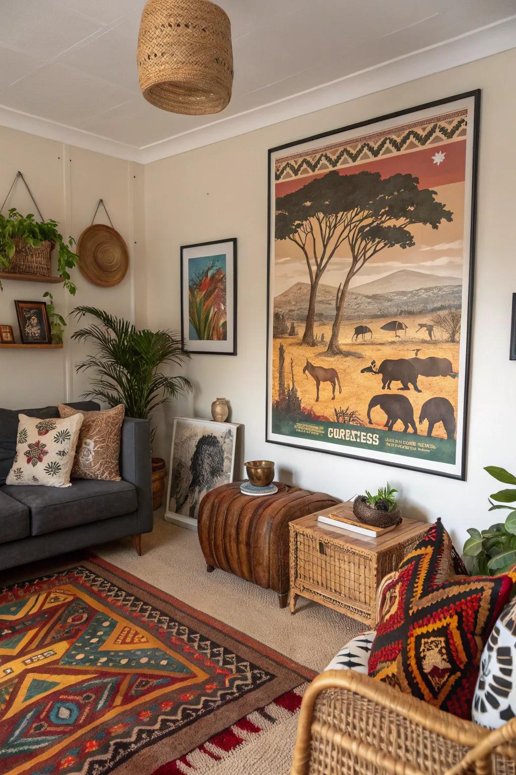 Rich wildlife for a unique touch.