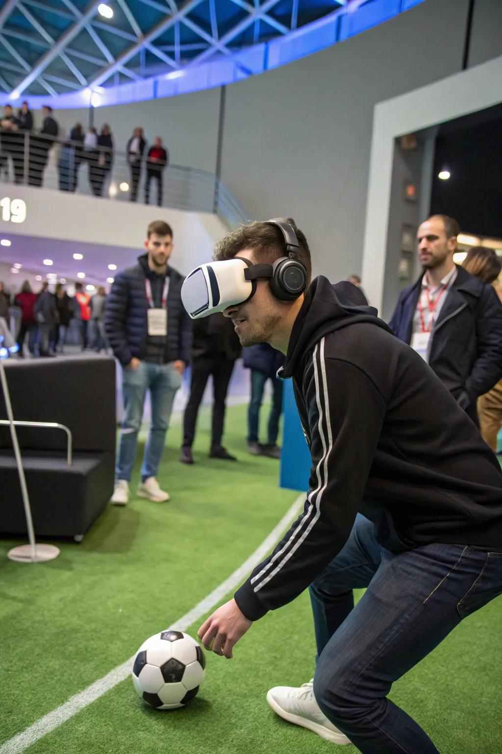 Virtual reality that brings the athletic experience to life in a new way.
