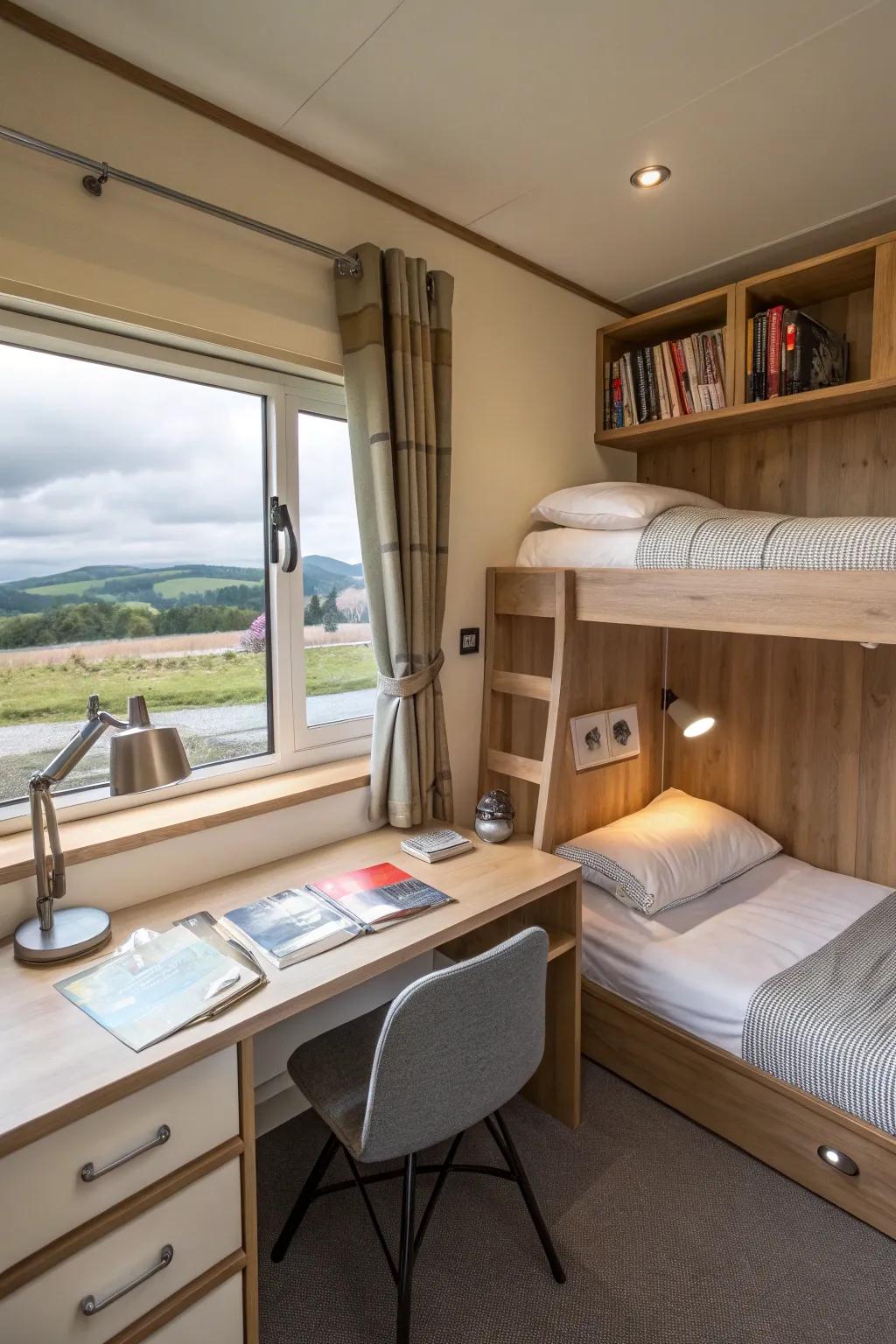 Versatile multipurpose cabin quarters