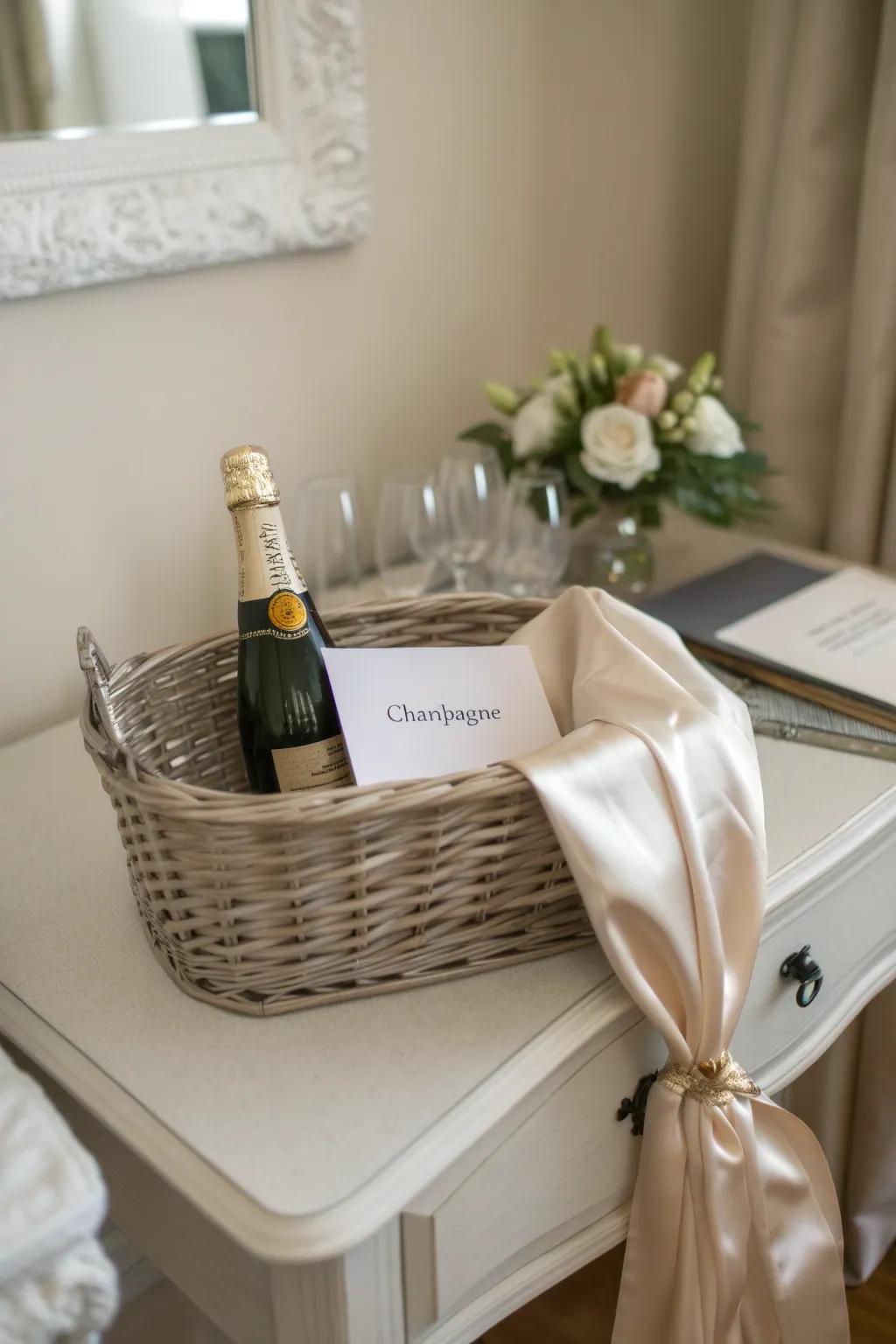 Chic fundamentals with a silk neckwear and a handwritten correspondence.