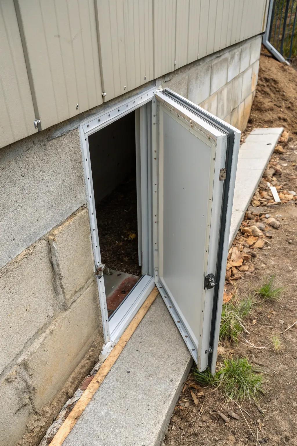 Climate resilient seals protect against moisture, ensuring a dry crawl space.