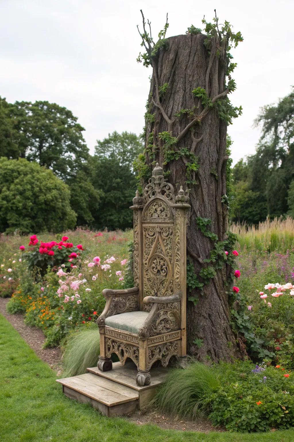 A regal seat.