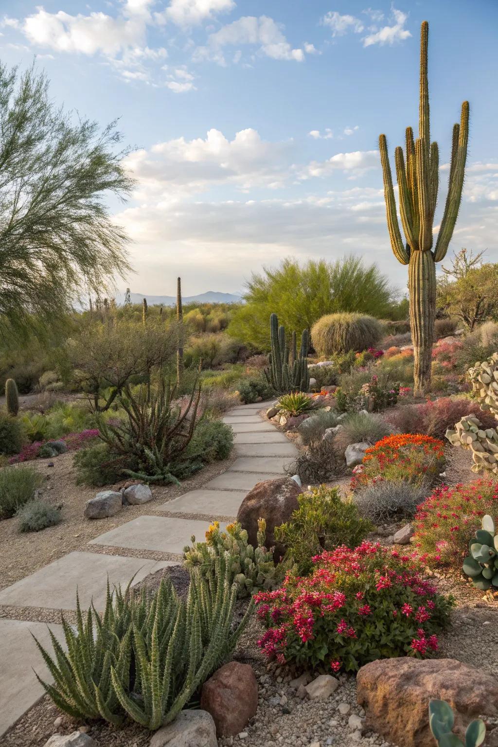 A perennial desert-inspired panorama that evolves resplendently amidst the cadence of the seasons.