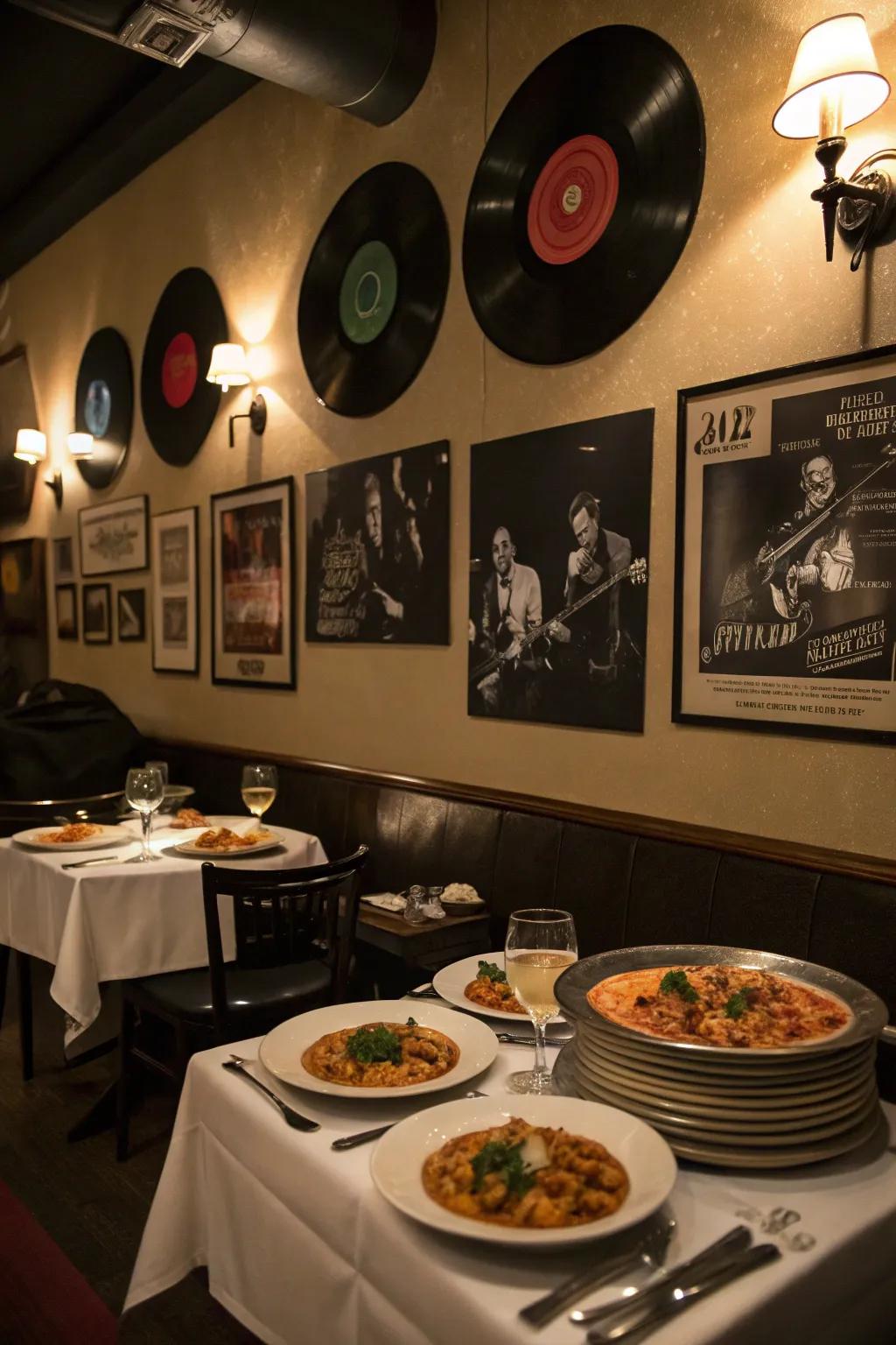 Savor the smooth sounds and flavors of a jazz meal.