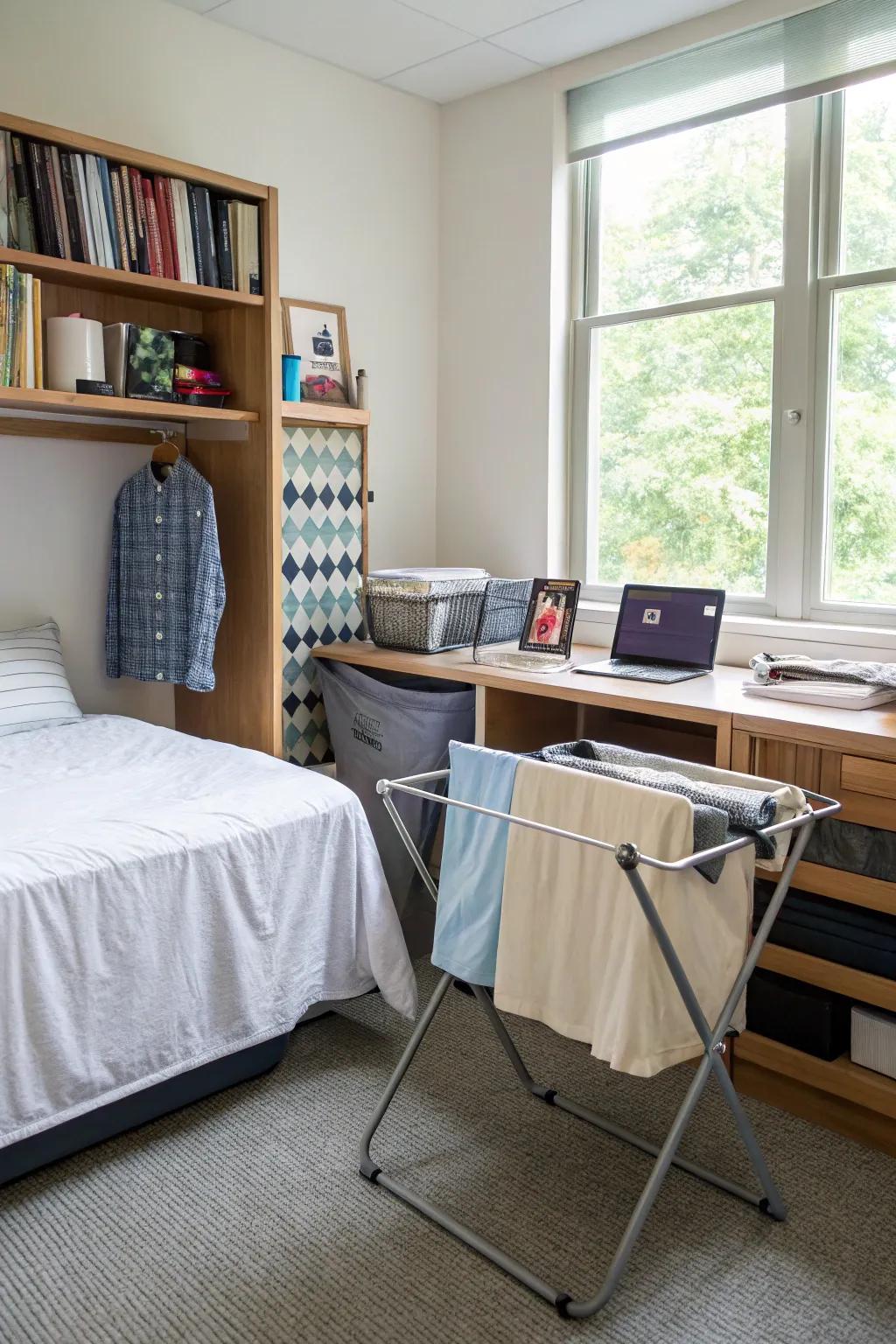 Collapsible tools offer practical solutions for small spaces.