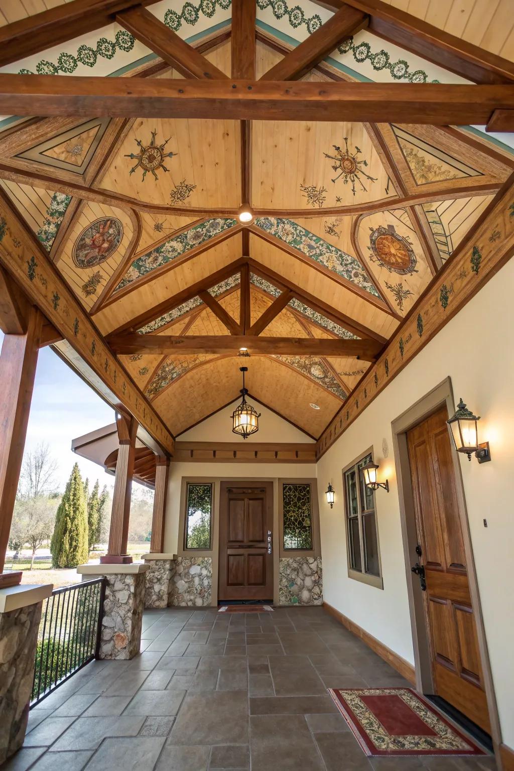 Overhead surface designs have the power to inject a unique flair into your home.