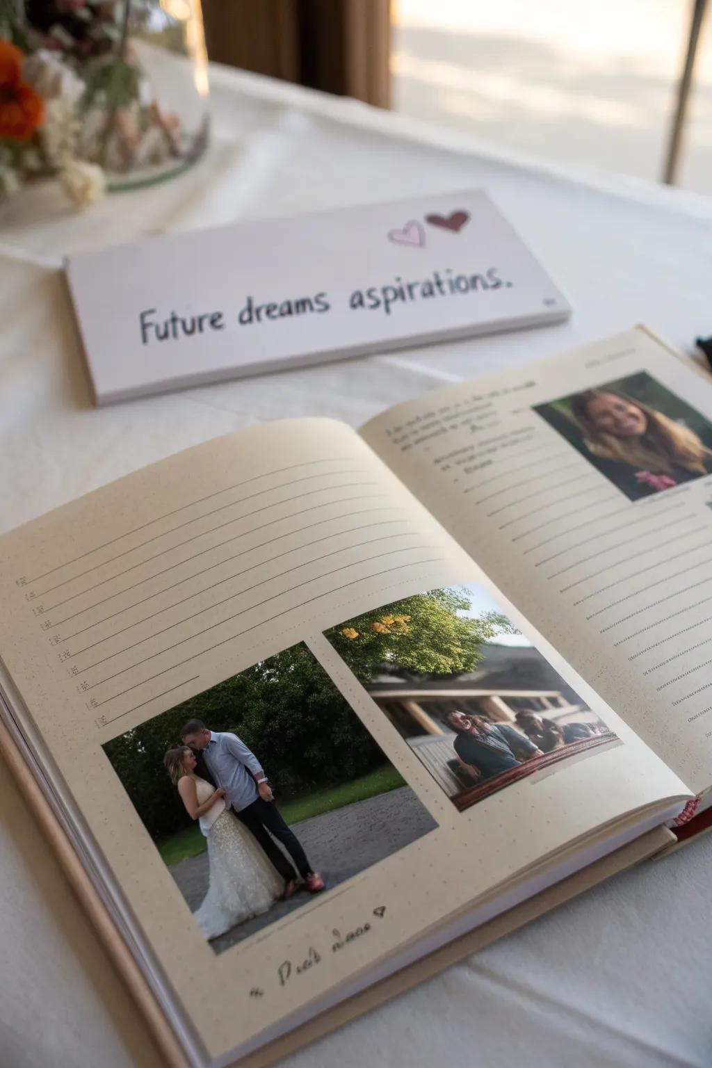 Future dreams and aspirations add hope to an engagement chronicle.