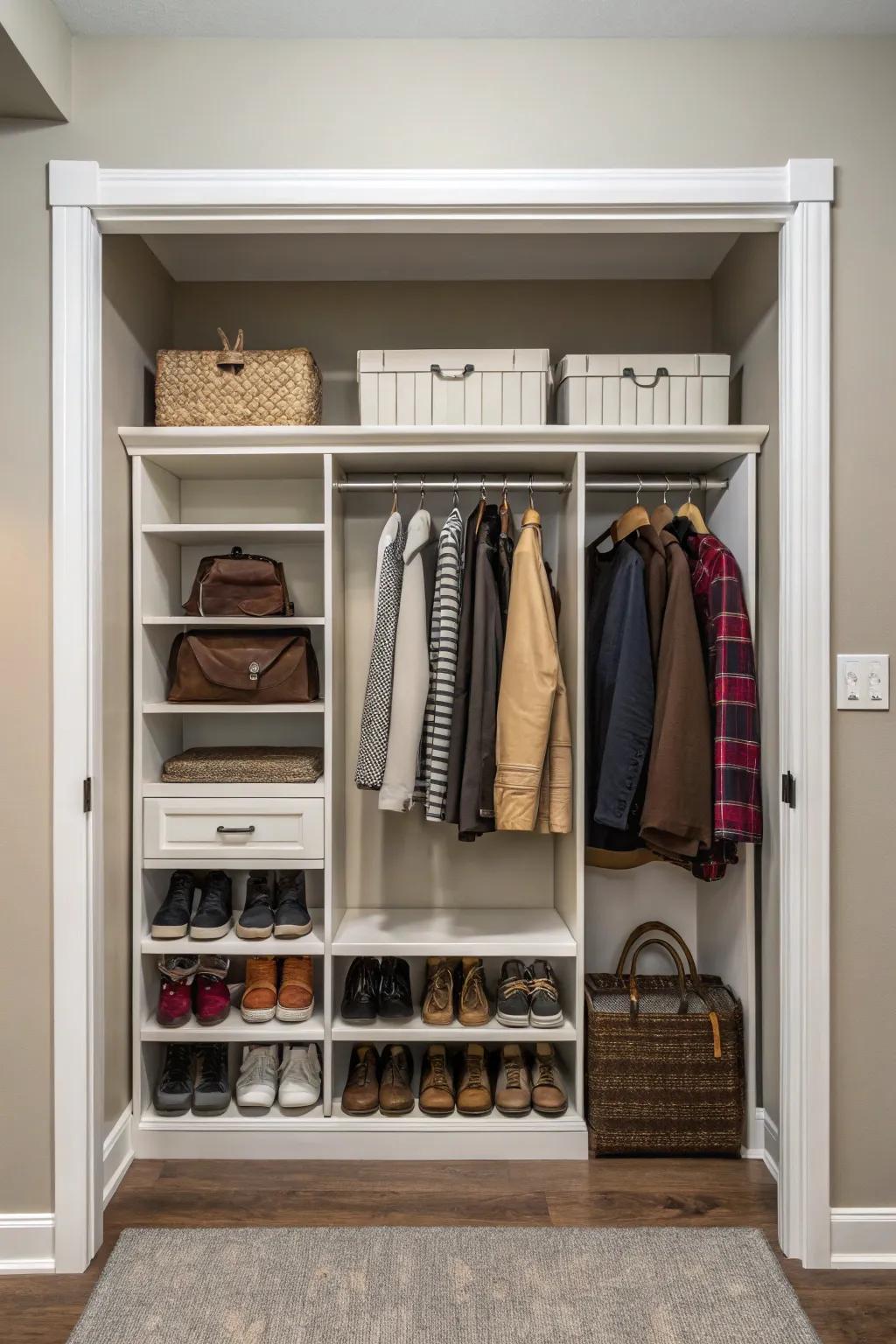 Symmetry brings balance and harmony to the area.