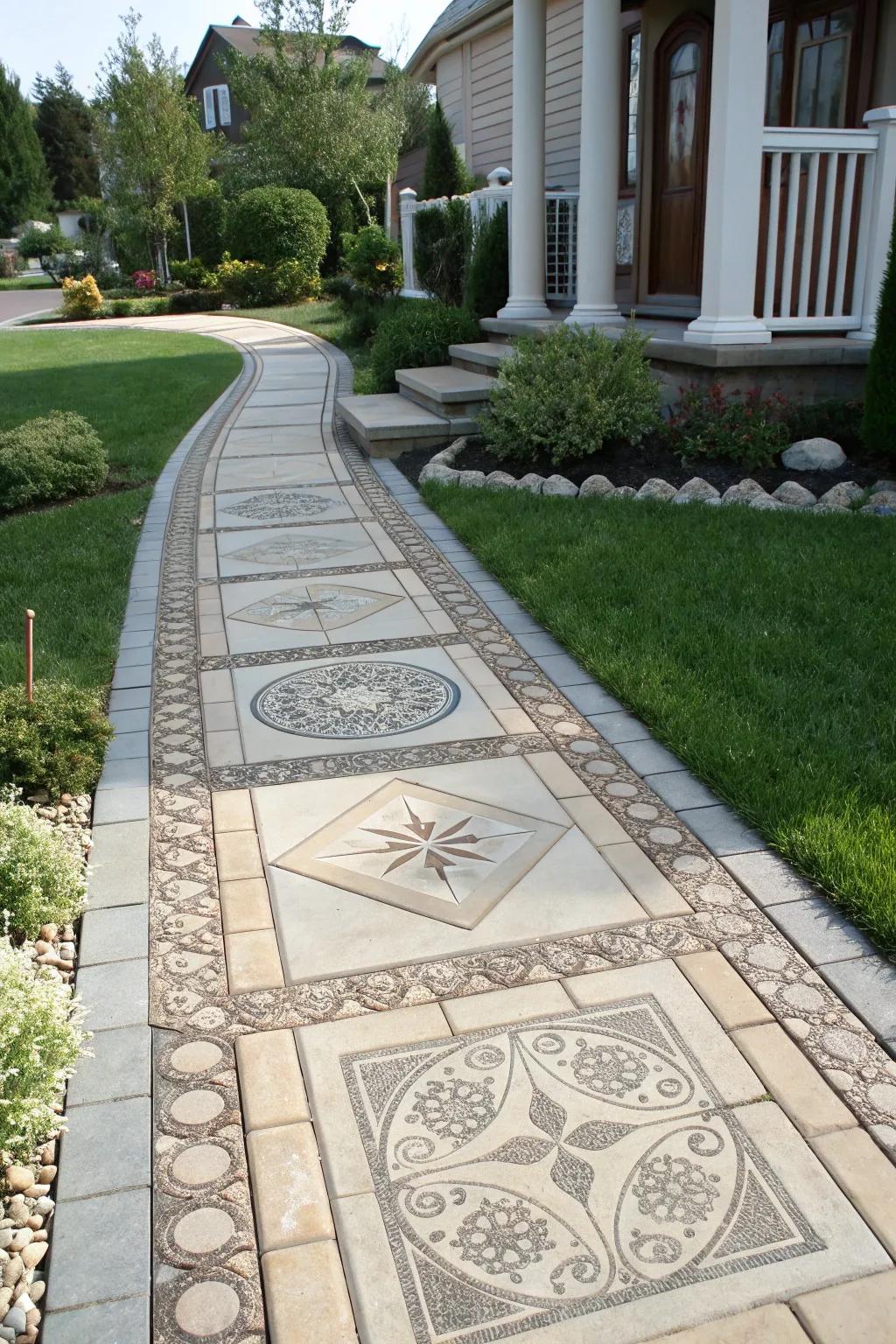 Artistic accents contribute a creative nuance.