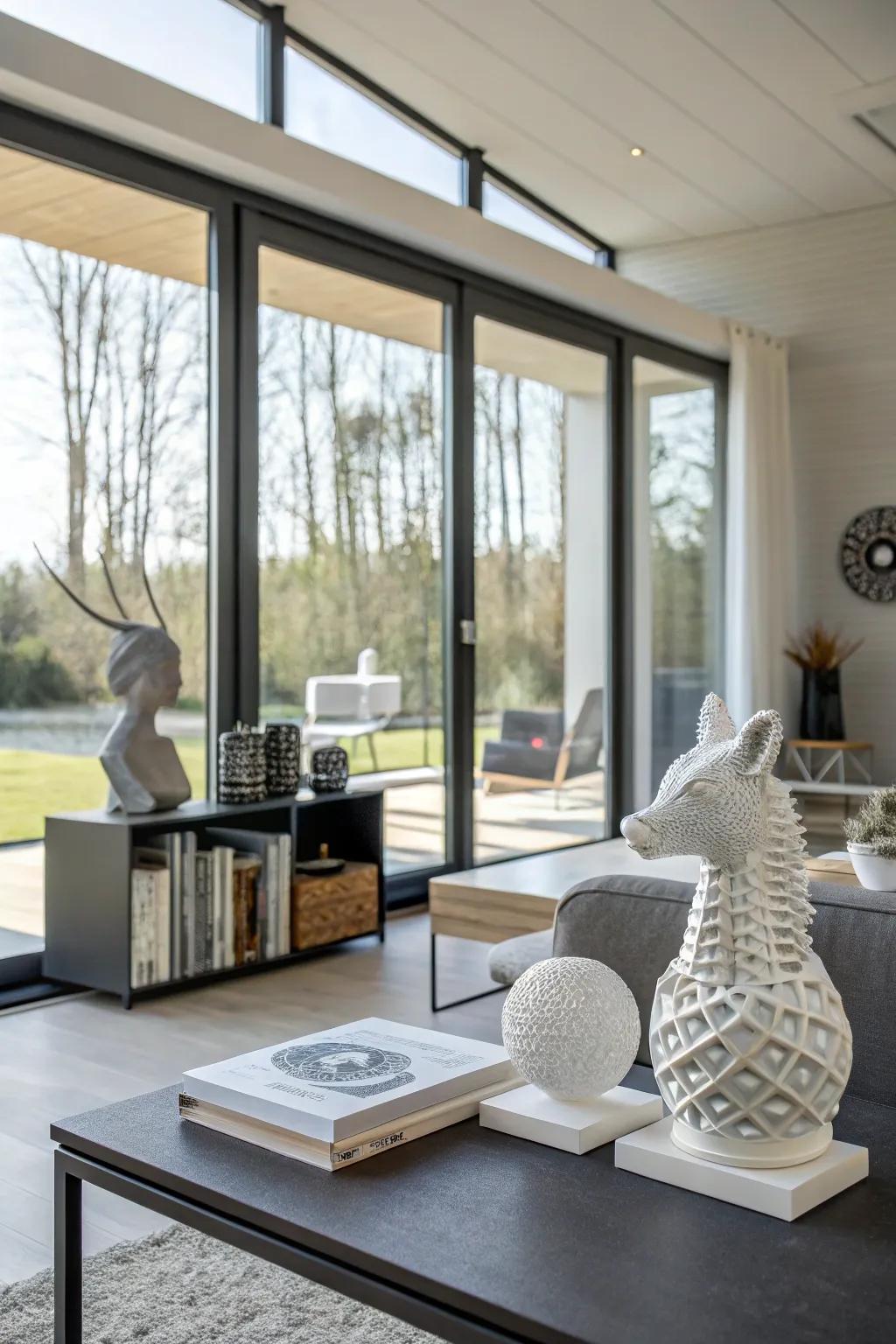 Countless possibilities for personalization with crafted decor.