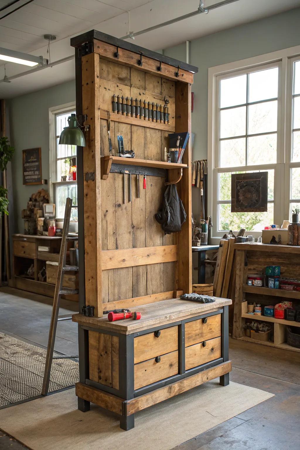 Design your hall tree with a DIY project.