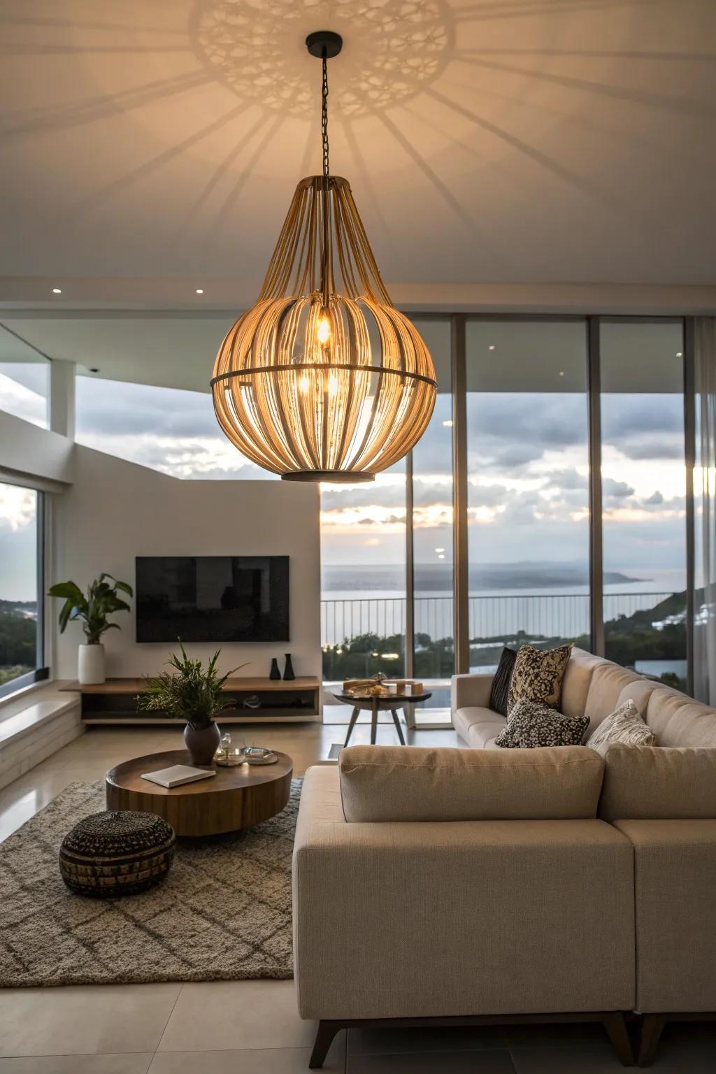 Distinctive illumination fixtures elevate your space with style.